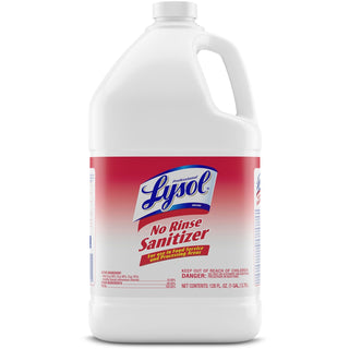 Professional LYSOL® Brand No Rinse Sanitizer Concentrate, 1 gal Bottle, 4/Carton (74389RC)