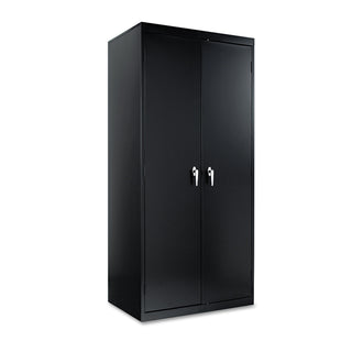 Alera® Assembled 78" High Storage Cabinet, w/Adjustable Shelves, 36w x 24d, Black (ALE88129)