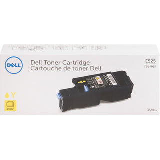 Dell® Toner Cartridge for E525w, 1,400 Page Standard Yield, Yellow (DLL3581G)