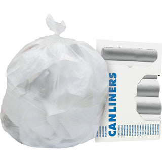Heritage High-Density Waste Can Liners, 0.551mil, 37"x37"x46", Natural (HERZ7446HNR01)