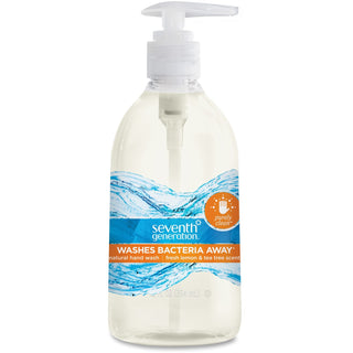 Seventh Generation® Natural Hand Wash, Purely Clean, Fresh Lemon & Tea Tree, 12 oz Pump Bottle (SEV22924EA)