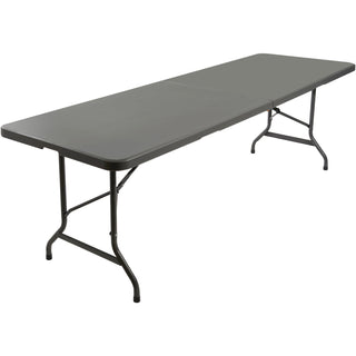 Iceberg Bfold Folding Table, 30" x 96", Charcoal (ICE65477)
