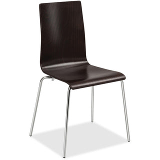 Safco® Bosk Stack Chair, Espresso, 2/Carton (SAF4298ES)