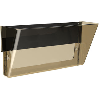 Storex Magnetic Wall Pocket, Letter/Legal, 500 Sheet Cap, Smoke (STX70241U06C)