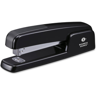 Business Source Die-Cast Desk Stapler, 20 Sheet Cap, 210 Pcs, Black (BSN41877)