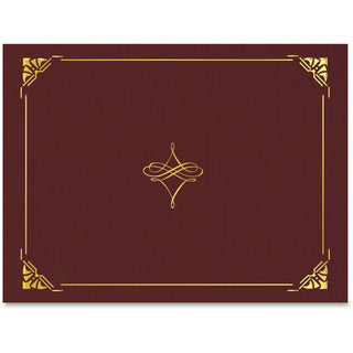 Geographics® Certificate Cover, 8-1/2" x 11", 5SH/PK, Cordova (GEO47842)