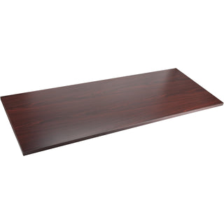 Lorell Adjustable Height Tabletop, 24" x 72" x 1", Mahogany (LLR59607)