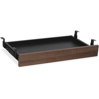 Lorell Center Drawer, 26" x 15-3/8" x 3-5/8", Walnut (LLR69993)