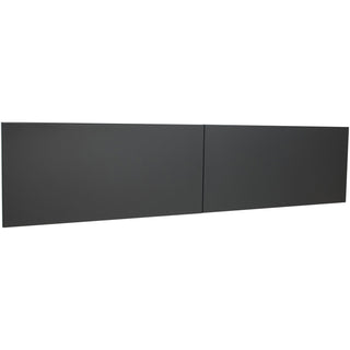 Lorell Stack-On Hutch Door Kit, f/ 72", Charcoal (LLR79174)