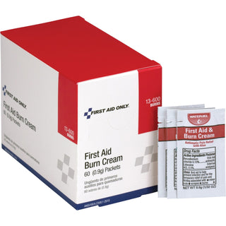 First Aid Only™ First Aid Burn Ointment, Singe Use Packets, 50/BX, Red/White (FAO13600)