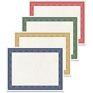 Geographics® Blank Certificates, 40/PK, Ast (GEO48669)