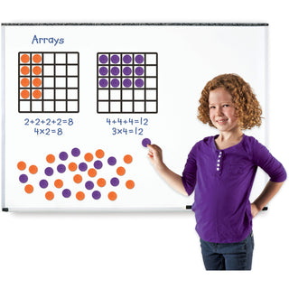 Learning Resources Giant Magnetic Array Set, 52Pcs, Ast (LRN6648)