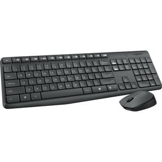 Logitech® Wireless Keyboard And Mouse MK235, Gray (LOG920007897)