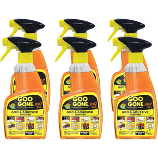 Goo Gone® Spray Gel, 12oz., 6/CT, Orange (WMN2096CT)