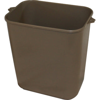 Impact® Wastebasket, Soft-Sided, 8" W x 11-1/4" L x 12-1/4" H, Beige (IMP770115)