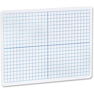 Flipside Dry Erase XY Axis Board Dual Sided, 9" x 12", White (FLP11000)