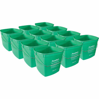 PuraPail Purapail Cleaning Bucket, 6Qt, 12/CT, Green (IMP550614CCT)