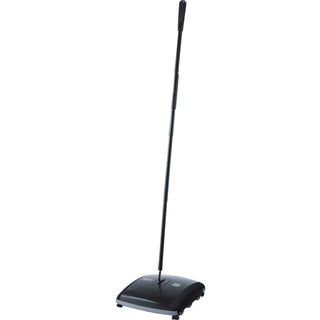 Rubbermaid® Commercial Floor/Carpet Sweeper, 9-1/2" x 10-1/2" x 44", 4/CT, BK (RCP421388BKCT)