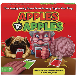 Apples to Apples Mattel Party in a Box - The Game Of Hilarious Comparisons - Contains Topical and Pop Culture References - Family and Friend Game (MTTBGG15)