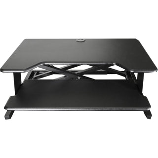 Kantek Sit-To-Stand Desk Riser, 35" x 24" x 5-1/4", Black (KTKSTS900)