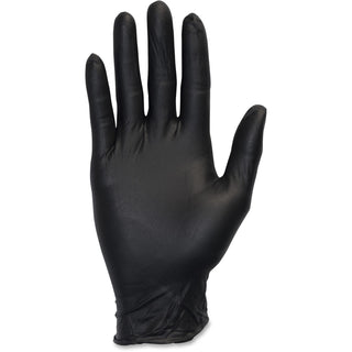 Safety Zone® Nitrile Exam Gloves, Large, 4 Mil, Black (SZNGNEPLGK)
