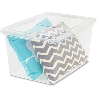 IRIS Deep Modular Snap-Tight Lid , 68Qt, 6/CT, Clear (IRS200450)