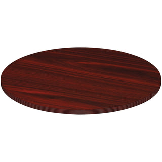 Lorell 1-1/2" Round Top Table, 42", Mahogany (LLR34352)