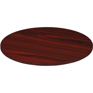 Lorell 1-1/2" Round Top Table, 48", Mahogany (LLR34353)