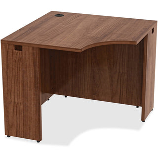 Lorell Corner Desk, 36" x 36" x 24" x 29-1/2", Walnut (LLR34391)