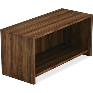 Lorell Wall Mount Hutch, 36" x 15" x 17", Walnut (LLR69954)