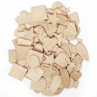 Creativity Street® Wooden Shapes Assortment, 10/ST, Natural (PACAC370001)