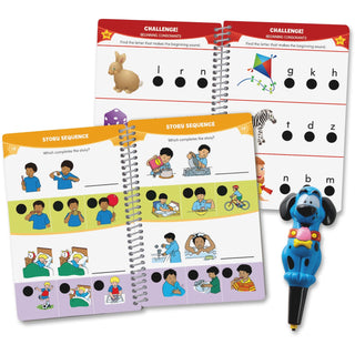 Hot Dots Reading Skills Book Hotdots Set, Pre-K, 100 Lessons (EII2390)