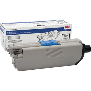 Oki® Toner Cartridge for C332/MC363, 3,500 Page Yield, Black (OKI46508704)