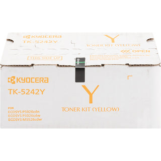 Kyocera Toner Cartridge, f/5026/5526, 3000 Page Yield, Yellow (KYOTK5242Y)