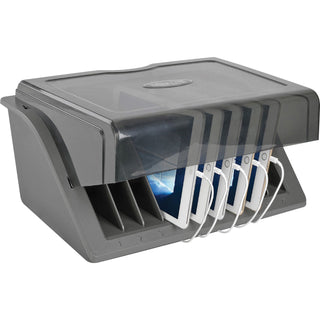 Tripp Lite AC Charging Station, 10-Device, 16-1/2"Wx13-1/2"Dx8-9/10"H, Black (TRPCSD1006AC)