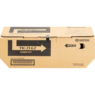 Kyocera Toner Cartridge, f/ P3045, 12,500 Page Yield, Black (KYOTK3162)