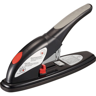 Business Source Heavy Duty Stapler, 140 Sheet Cap, Black (BSN62839)