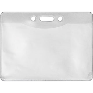 Advantus Badge Holders for Government, Horizontal 4" x 2-3/4" Insert, 50/Box, Clear (AVT97096)