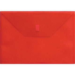 Lion Poly Envelope, Side Opening, Hook/Loop, 13" x 9-3/8", Red (LIO22080RD)