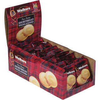 Walkers Shortbread Highlander Cookies, 1.4oz, 2 Pack, 12 Packs/Box (OFXW1177D)