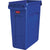 Rubbermaid® Commercial Slim Jim W/Handles, Rectangular, Plastic, 15.9 gal, Blue (RCP1971257)