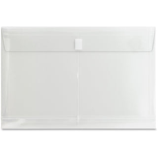Business Source Poly Envelopes, Side Open, Legal, Clear (BSN02019)