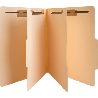 Business Source Classification Folders, 2 Dividers, 2"Exp, Letter, 10/BX, Manilla (BSN17223)