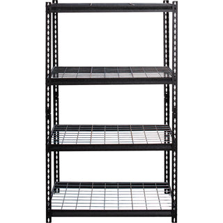 Lorell Wire Deck Shelving, Wire, Boltless, 2300 lb. Cap, 60", x 36" x 18" Depth, Black (LLR99928)