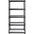 Lorell Shelving, Wire, Boltless, 2300 lb. Cap, 36"x18"x72", Black (LLR99929)