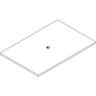 Lorell Tabletop, Rectangular, Modular, 72"x48"x1-1/2", Mahogany (LLRPRC4872MY)