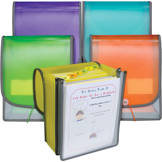 C-Line® Backpack File, Vertical, 7-Pkt, 10-1/4"Wx12-3/4"Lx1"H (CLI58700)