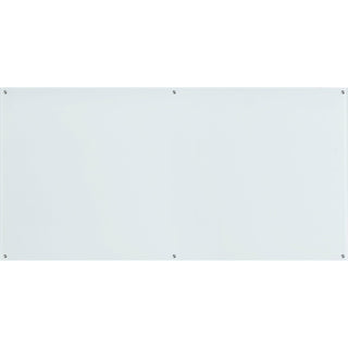 Lorell Dry-Erase Board, Glass, 96"Wx1/10"Lx48"H, White (LLR55665)