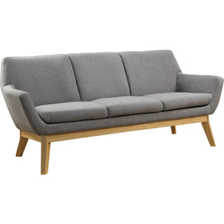 Lorell Sofa, Lumbar Support, 73-1/4"Wx19-3/4"Lx32-3/4"H, Gray/Natural (LLR68963)