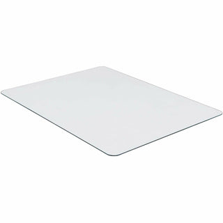 Lorell Chairmat, Tempered Glass, 46"Wx36"Lx1/4"H, Clear (LLR82833)